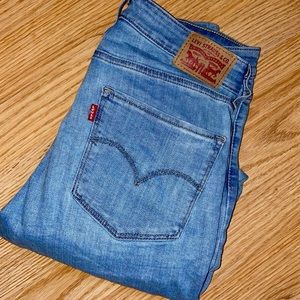 721 Levi High Rise Skinny Jeans